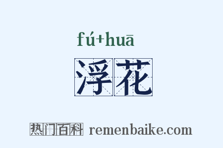 浮花是什么意思的图片